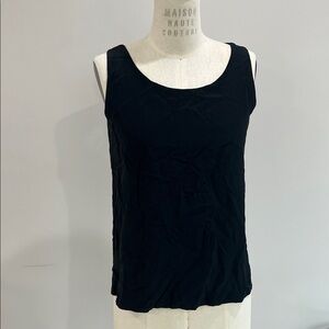 100% SILK Black TANKTOP
